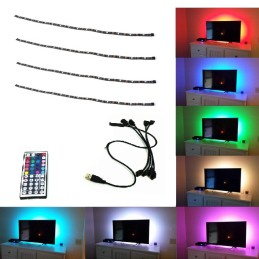 Kit banda LED RGB Lumina ambientala TV,Monitor,Mobilier AMBI44 5V